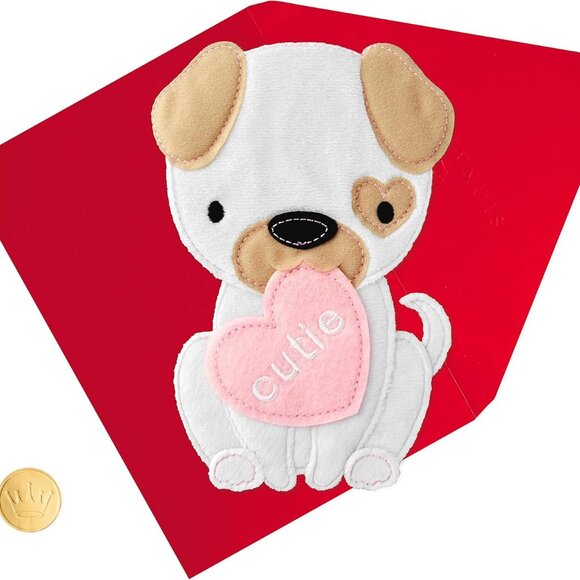Hallmark Signature Valentine's Day Card | Cutie Puppy - Picture 1 of 8